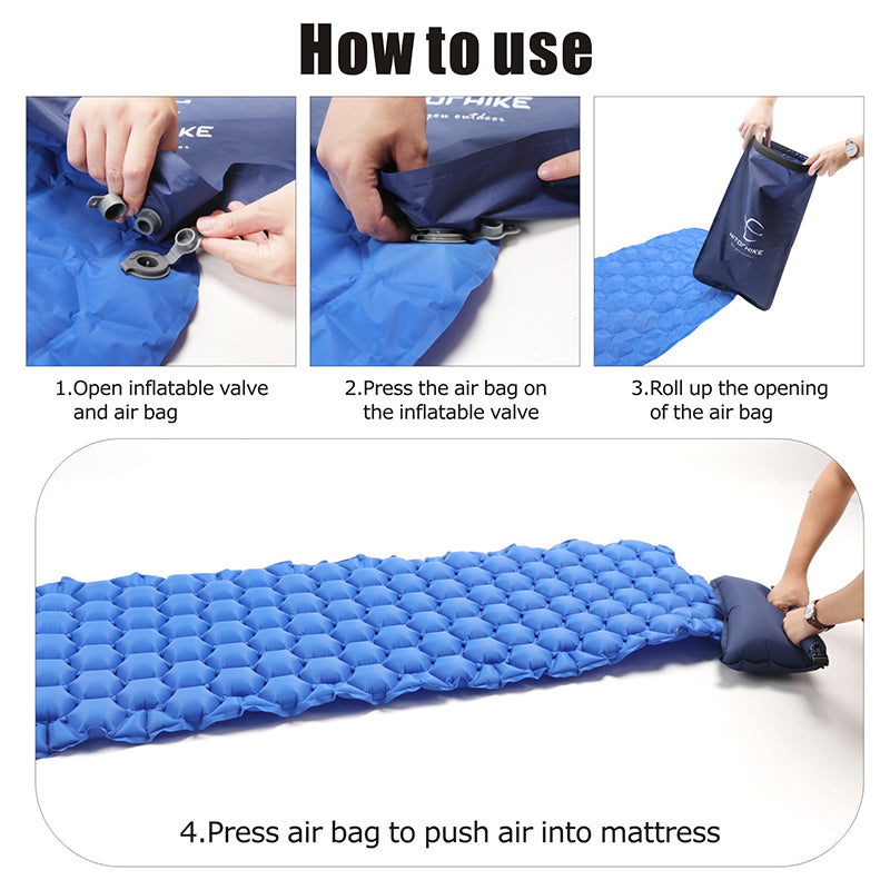 Soft Inflatable Camping Pad for Cozy Outdoor Sleep